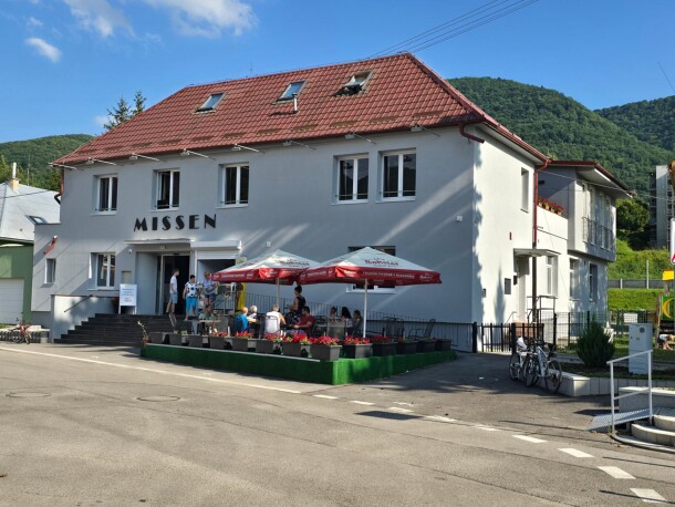 Budynek z tarasem, Boutique Hotel Missen ****, Omšeno, Słowacja