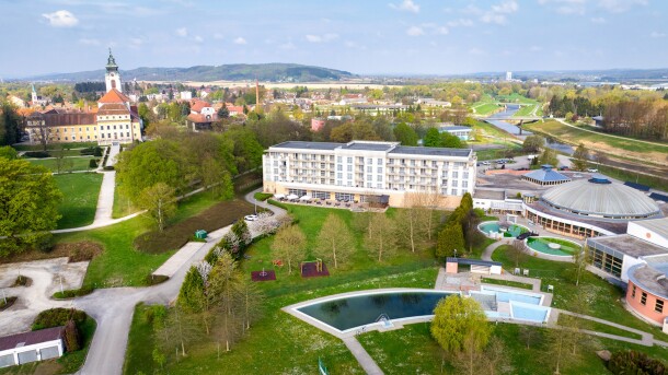 Widok z lotu ptaka na hotel, Gotthard Therme Hotel & Conference ****, Szentgotthárd, Szentgotthárd, Węgry