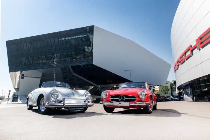 Muzeum Porsche + Muzeum Mercedes-Benz