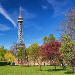 Petřín i wieża widokowa Petřín
