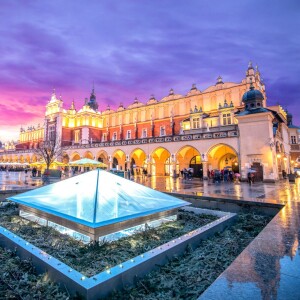 Historyczny rynek w Sukiennicach