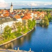 Kamienny most w miejscowości Písek