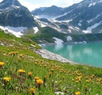Jeziora Weißsee, Grünsee i Tauernmoossee